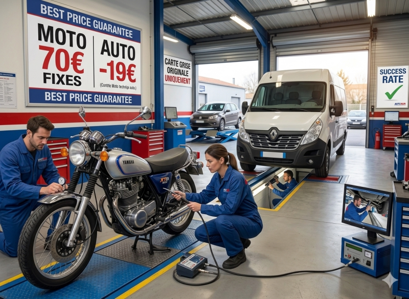 Comment préparer sa voiture ou sa moto pour réussir le contrôle technique à Istres ?